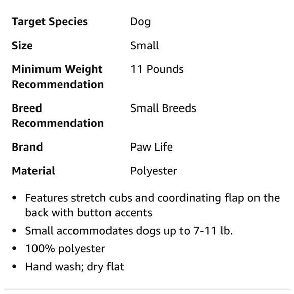 Red plaid Buffalo dog pajamas/clothing size small 7-11lbs - Picture 11 of 11